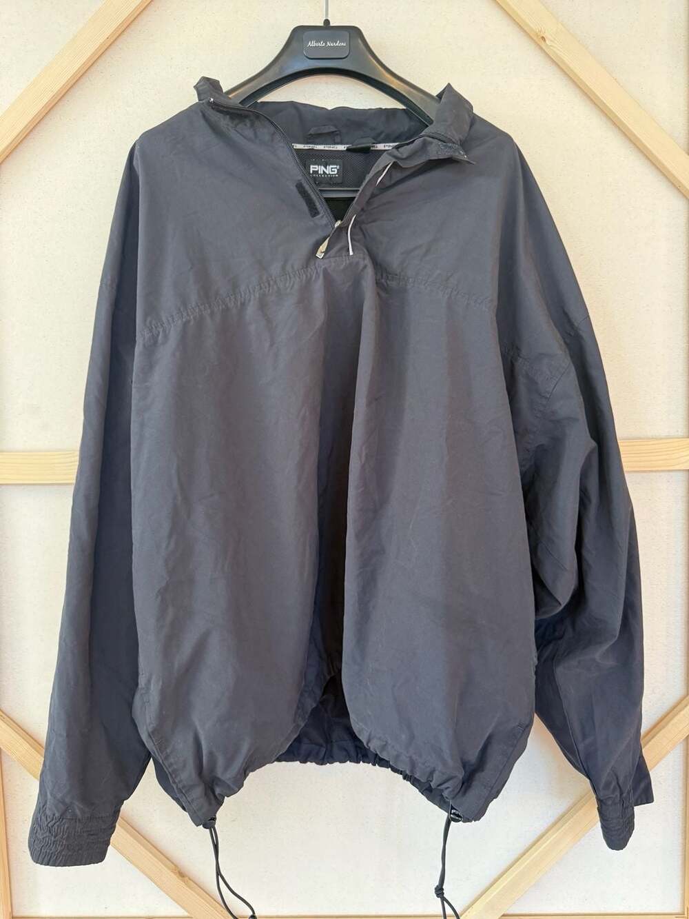 PING Collection PGA Black Pullover Windbreaker Jacket XXL